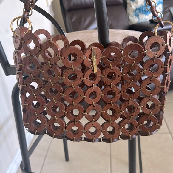 cult gaia Handbags - Cult Gaia Wooden Jasmin Bag